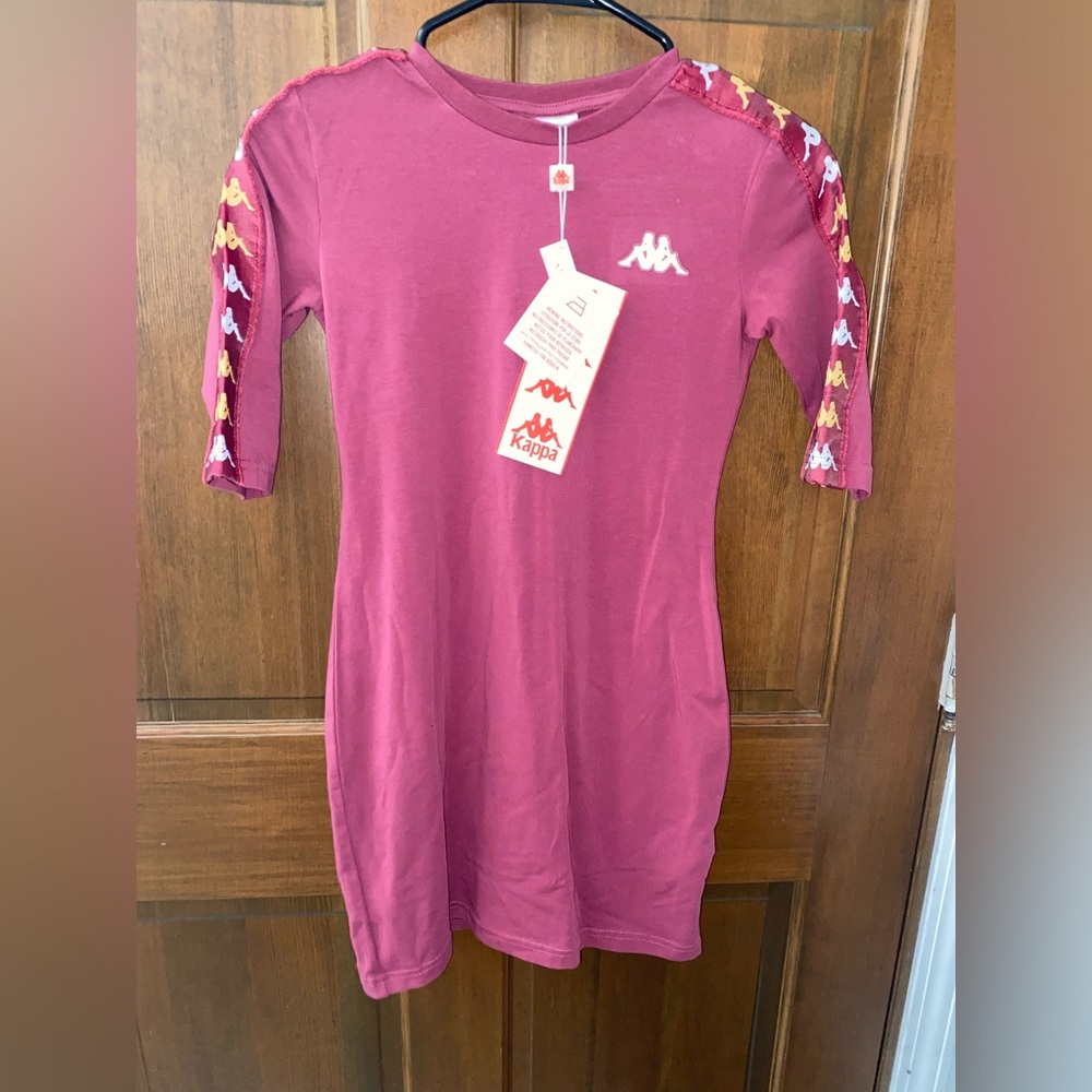 NEW Kappa red pink Athletic Dress XS